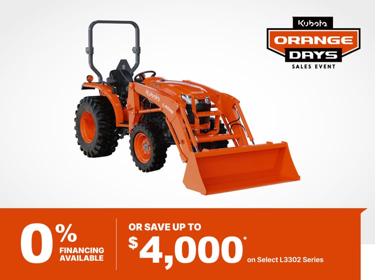 Save on L3302 Tractors